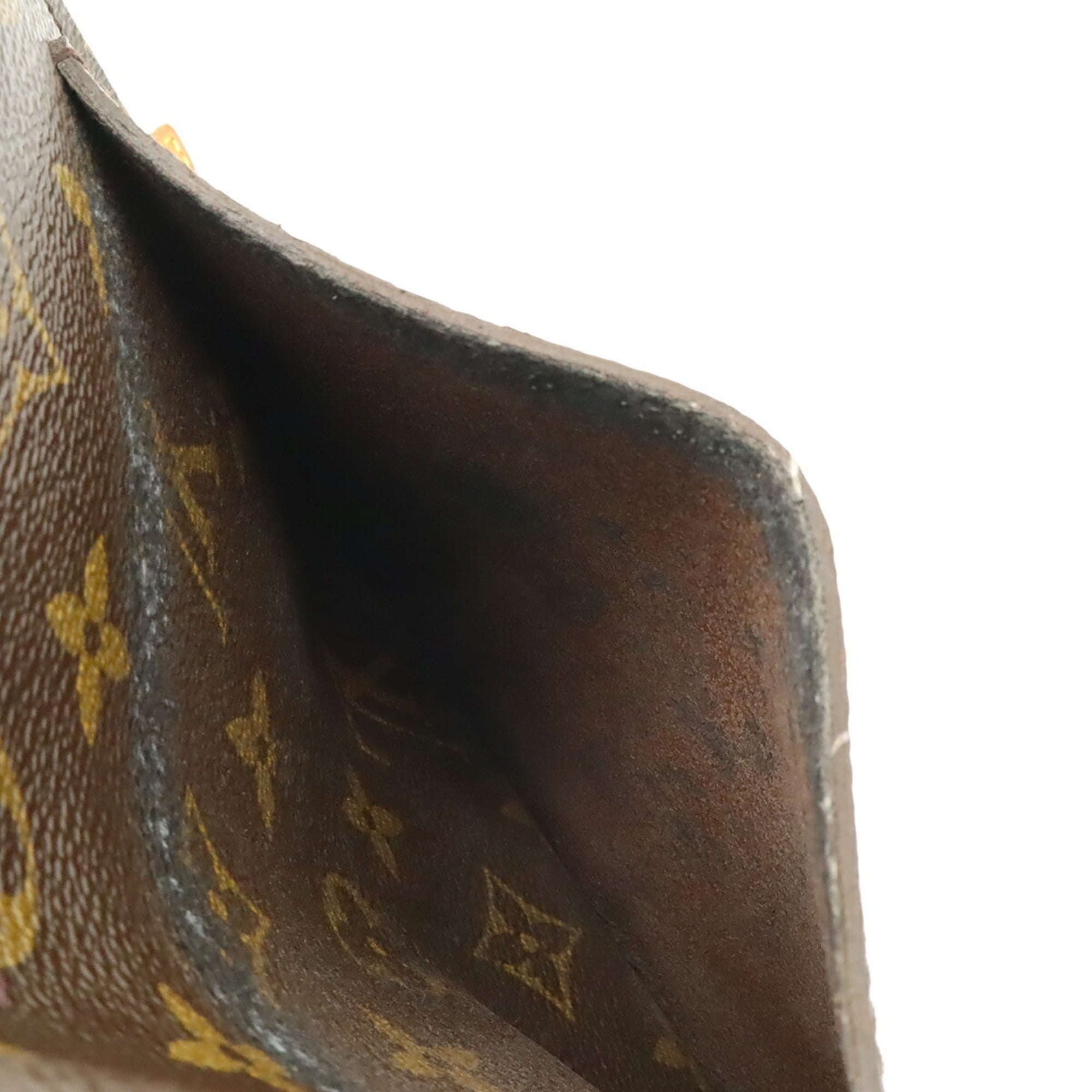 Louis Vuitton Brown Canvas Pochette Shoulder Bag