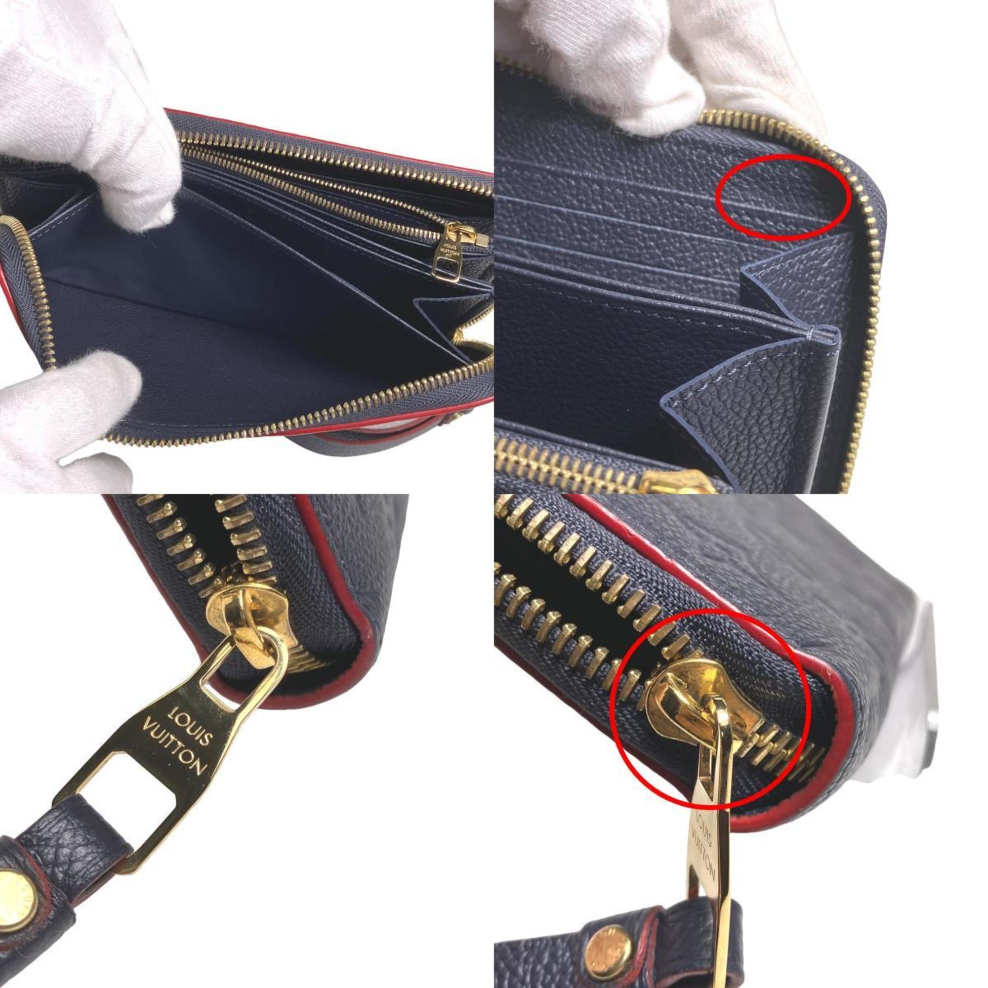 Louis Vuitton Marine Rouge Monogram Empreinte Long Wallet