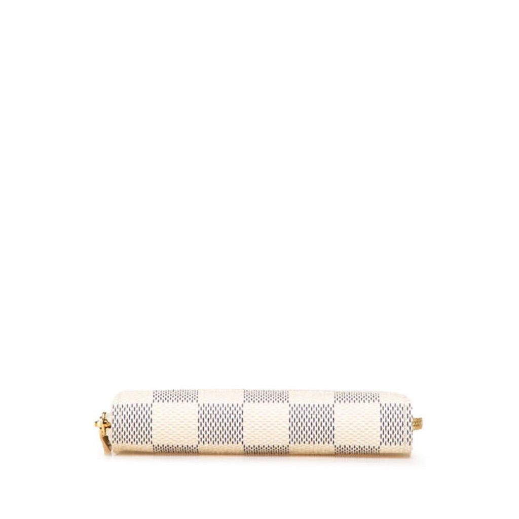 Louis Vuitton White Leather Pvc Coin Purse/Coin Case