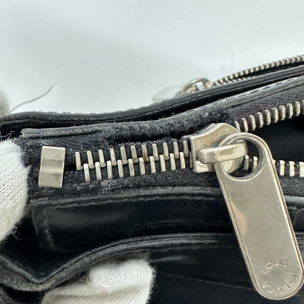 Louis Vuitton Black Leather Handbag
