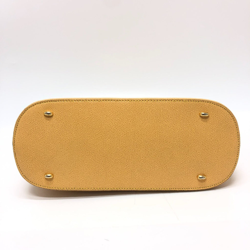 Celine Yellow Leather Shoulder Bag