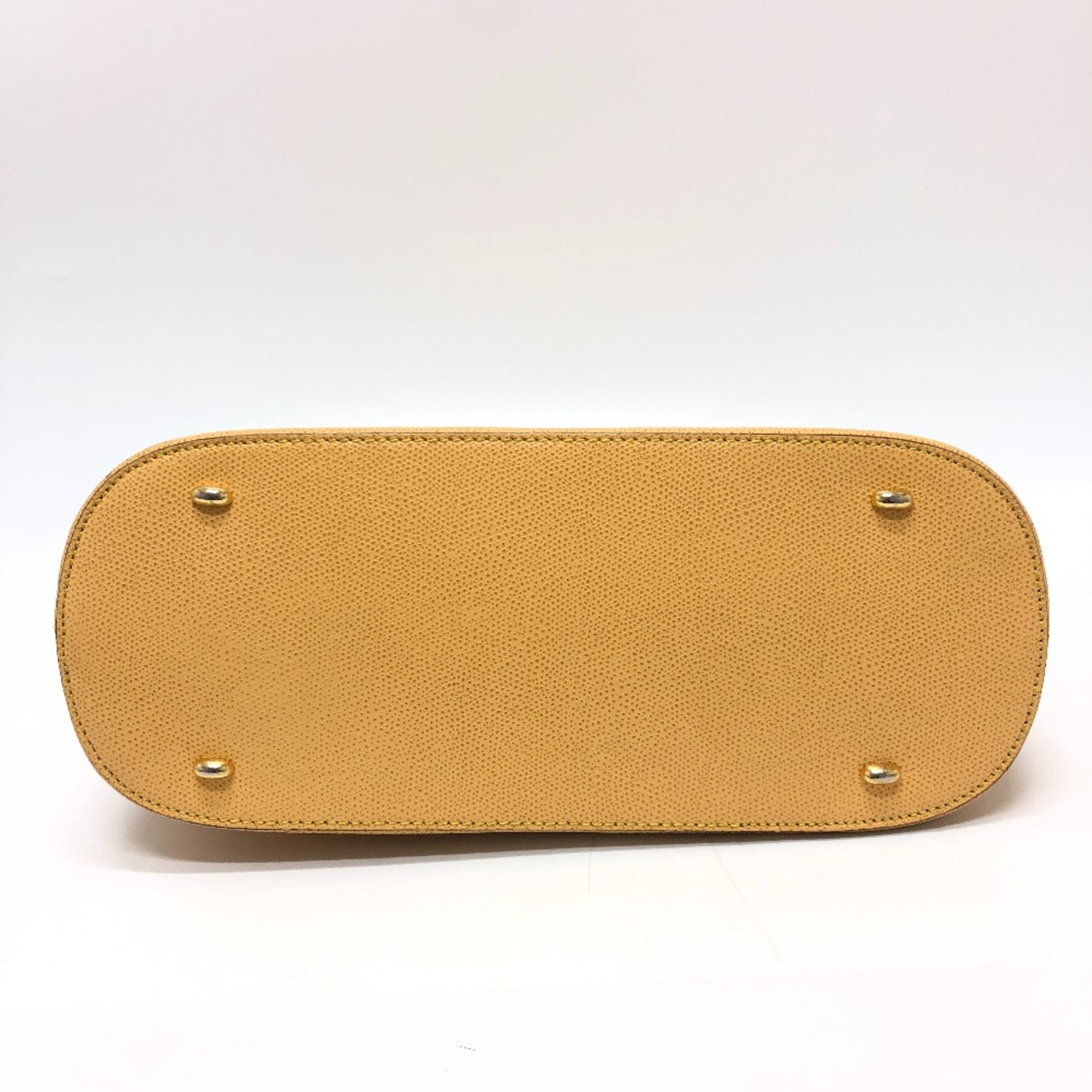 Celine Yellow Leather Shoulder Bag