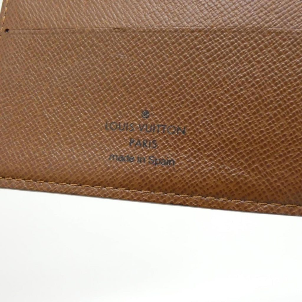 Louis Vuitton Marron Coated Canvas Wallet