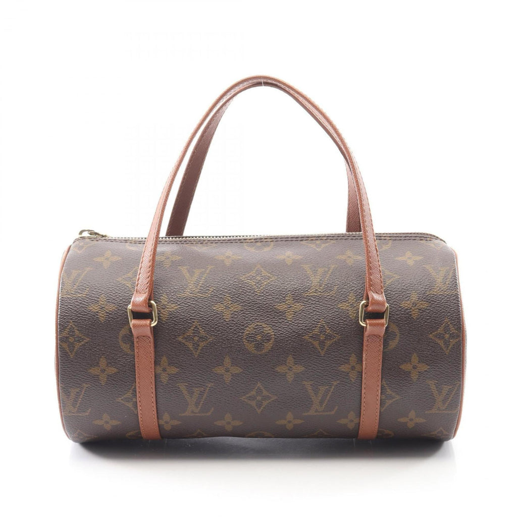 Louis Vuitton Brown Monogram Coated Canvas Leather Handbag