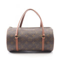Louis Vuitton Brown Monogram Coated Canvas Leather Handbag