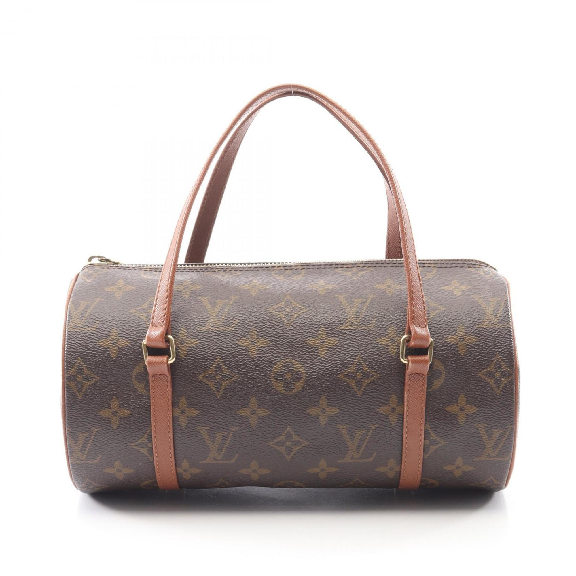 Louis Vuitton Brown Monogram Coated Canvas Leather Handbag