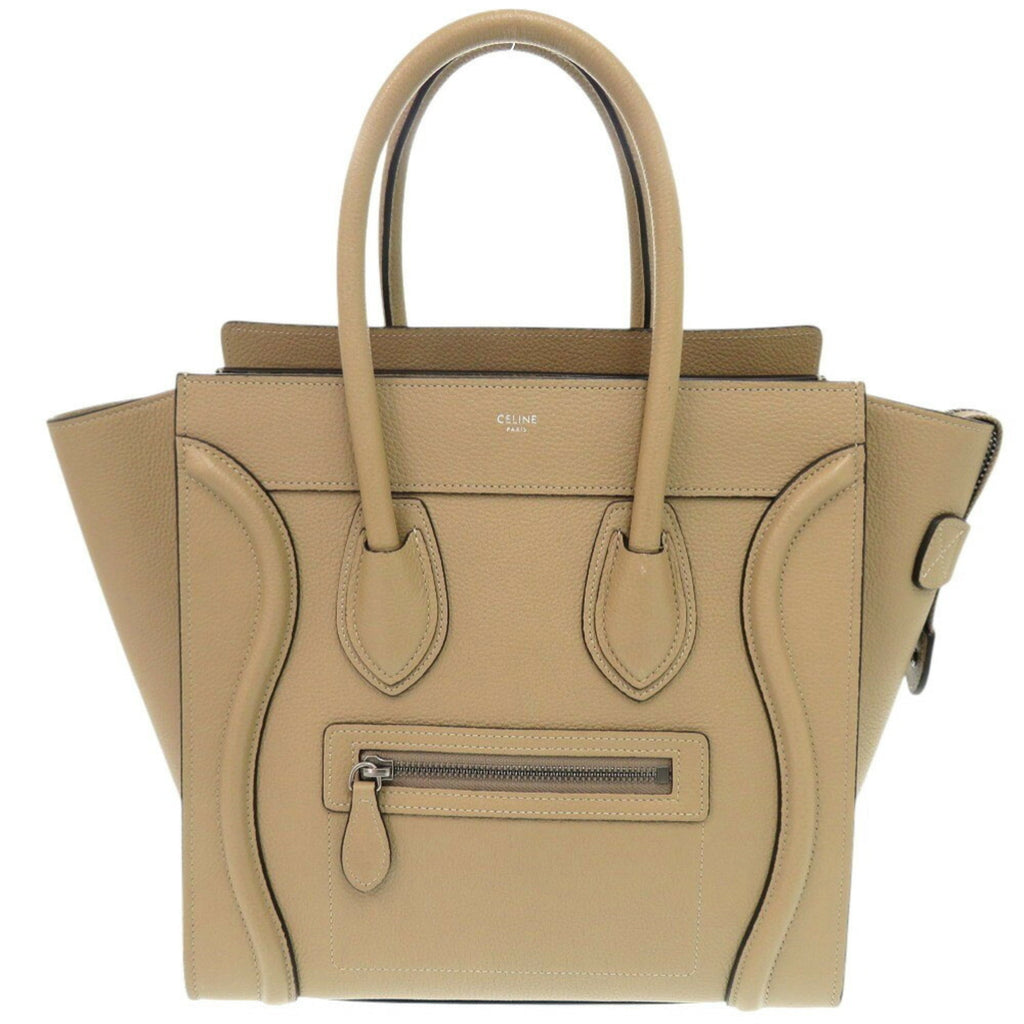 Celine Beige Leather Handbag