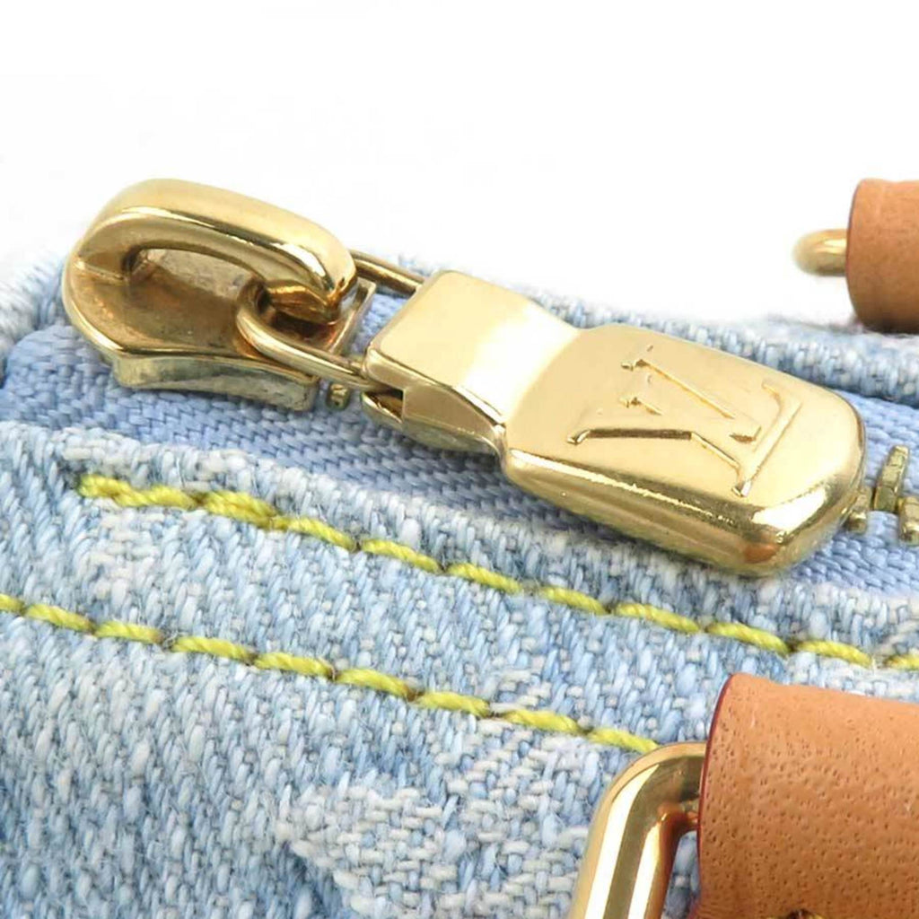 Louis Vuitton Sky Blue Monogram Denim Handbag Shoulder Bag