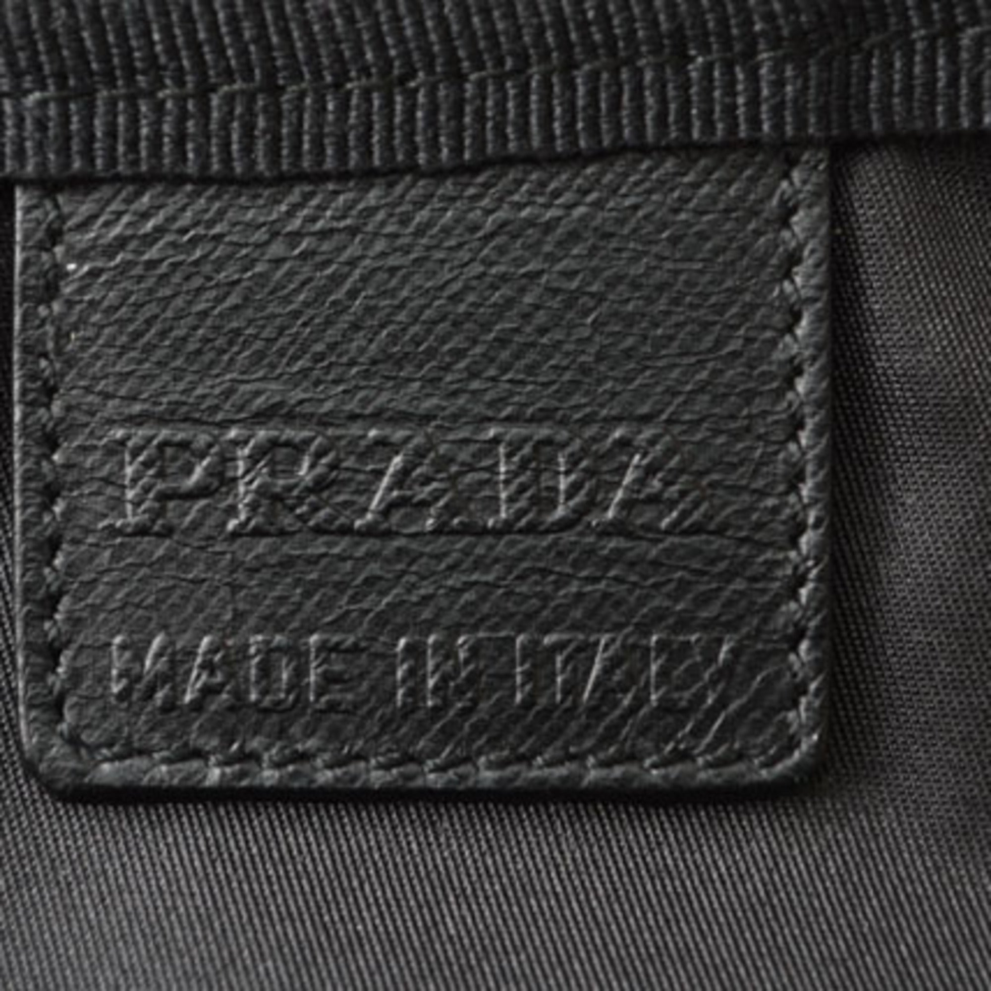 Prada Black Vela Nylon Pouch