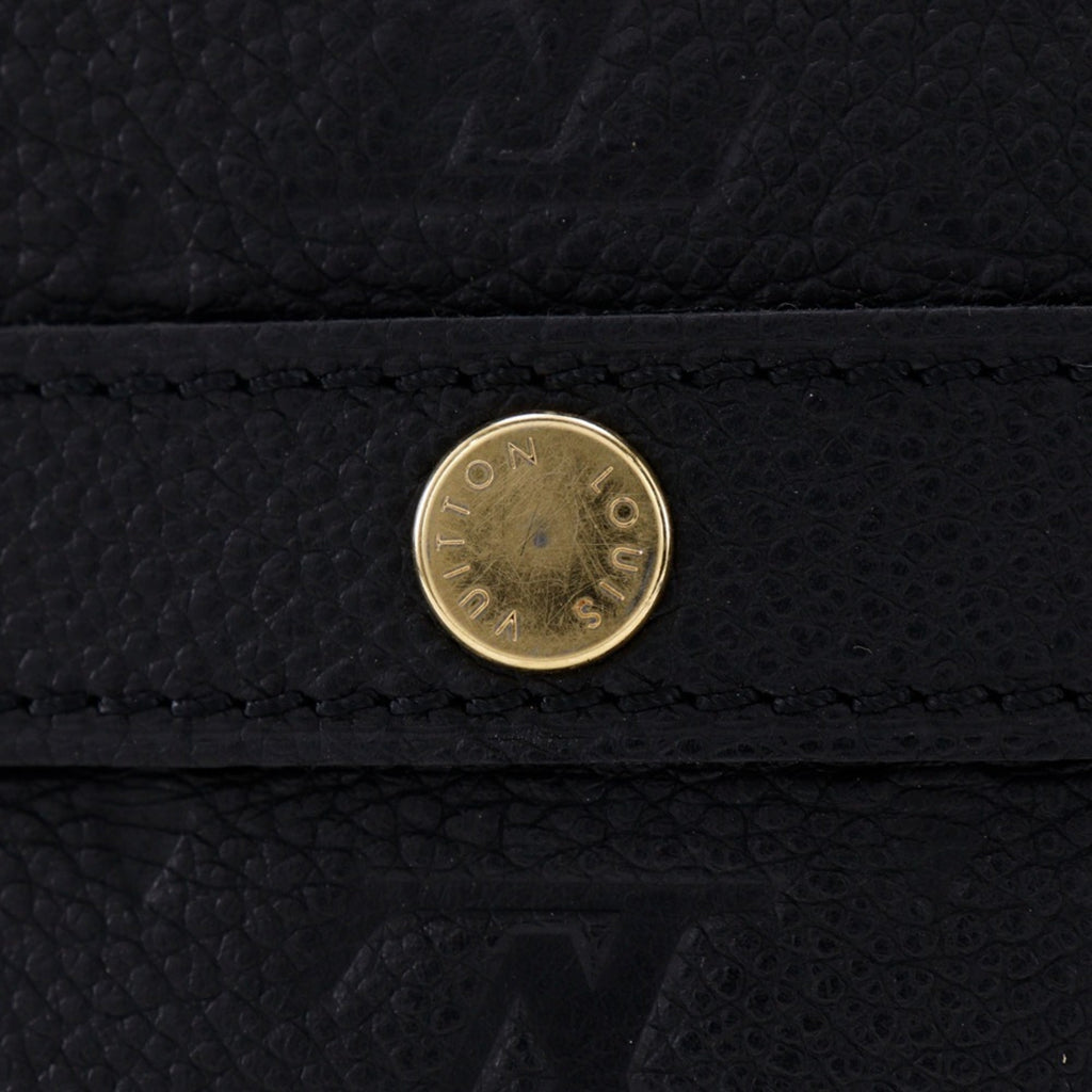 Louis Vuitton Black Noir Monogram Empreinte Handbag