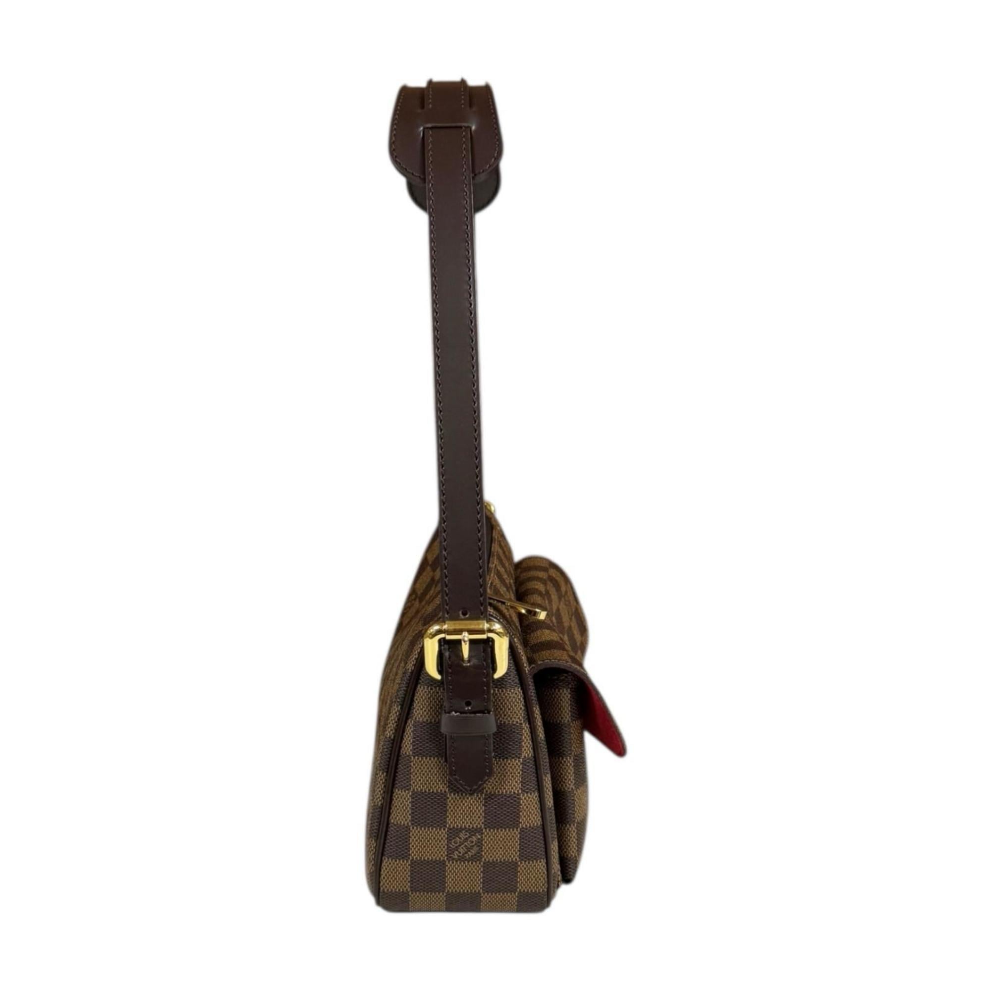 Louis Vuitton Damier Brown Damier Canvas Damier Canvas Shoulder Bag