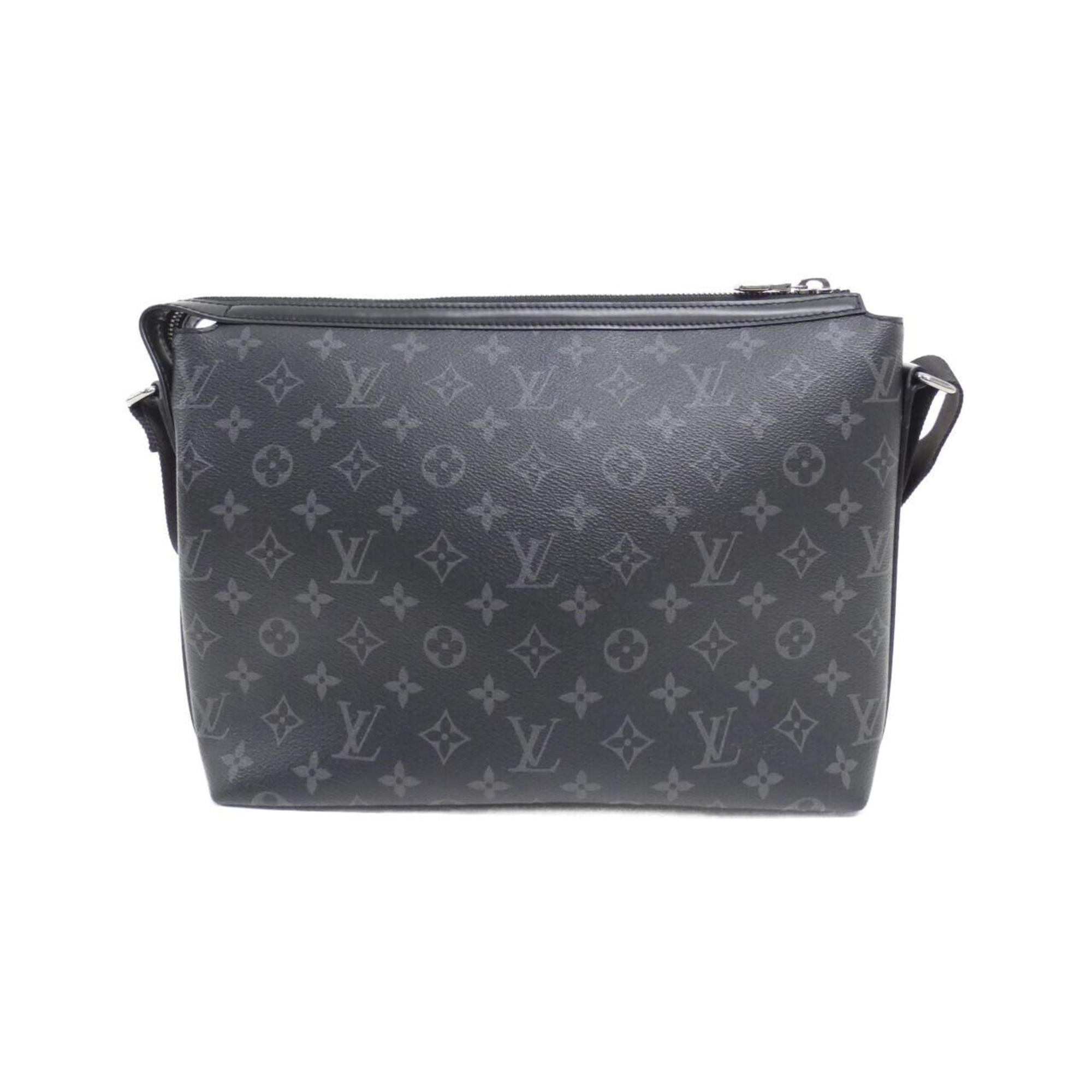 Louis Vuitton Black Coated Canvas Shoulder Bag