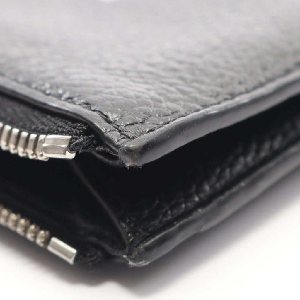 Balenciaga Black Leather Coin Purse/Coin Case