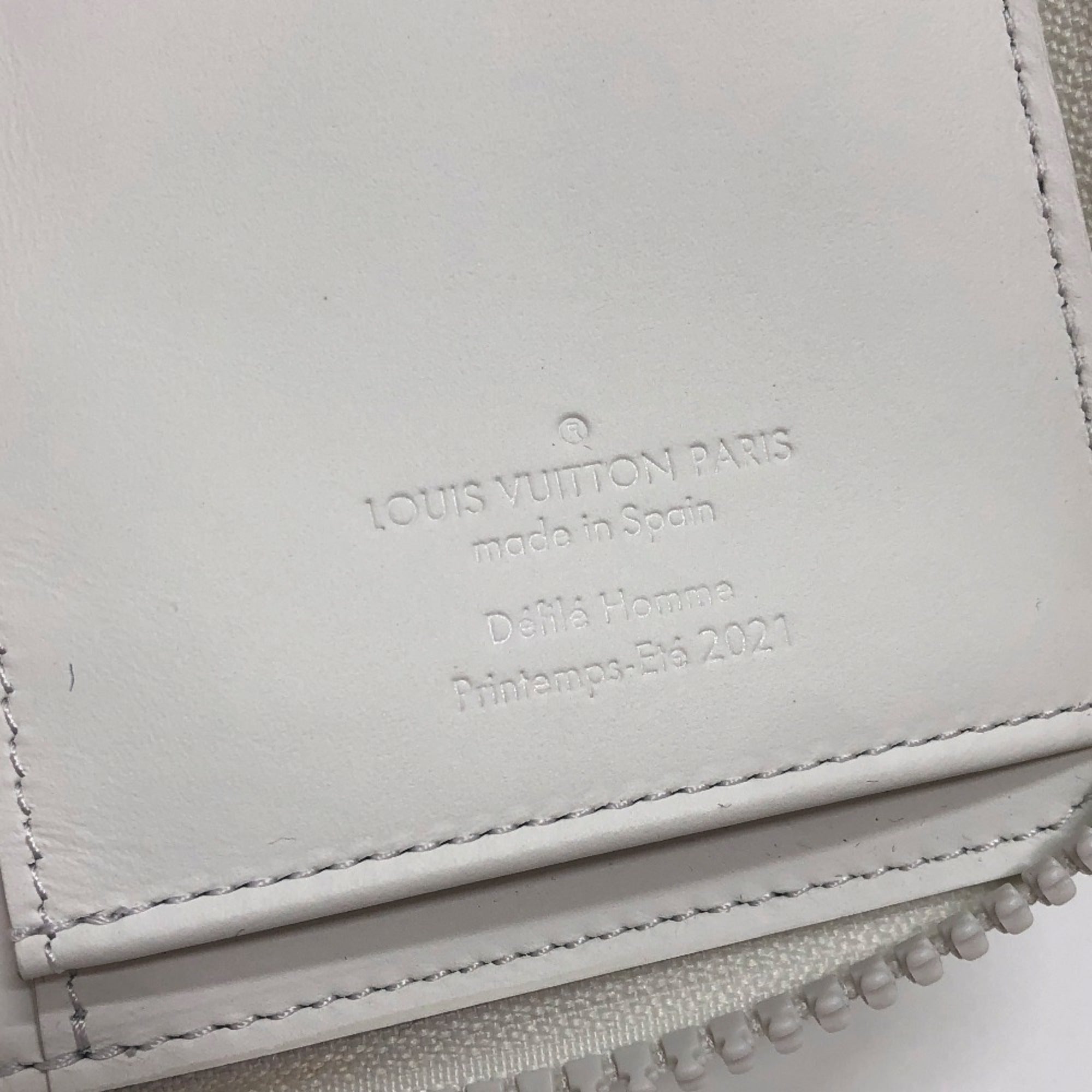 Louis Vuitton Monogram White Long Wallet