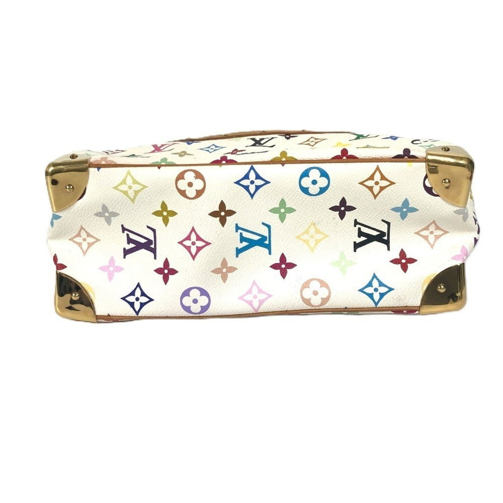 Louis Vuitton Monogram Multicolore Blanc White Monogram Multicolore Boston Bag Handbag