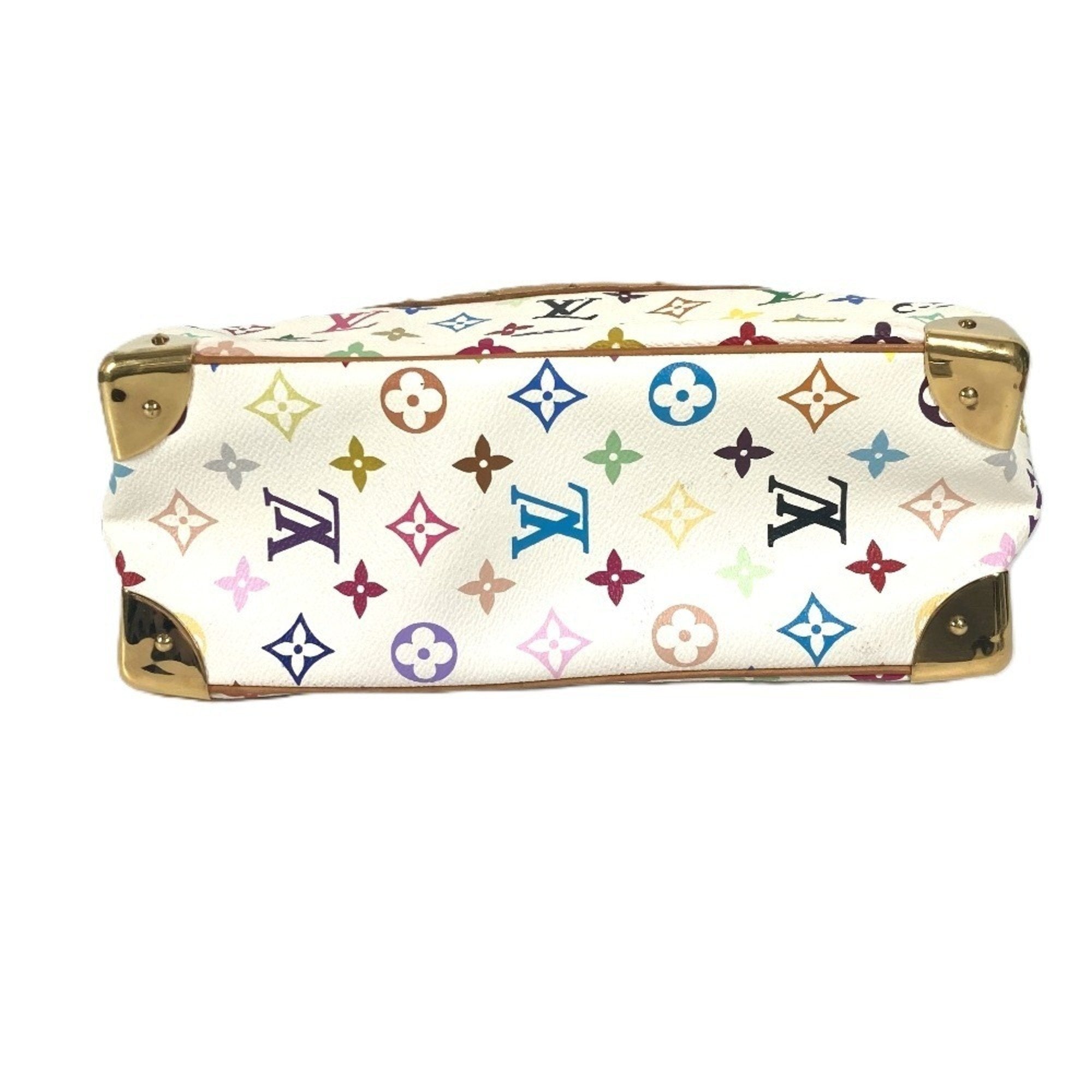 Louis Vuitton Monogram Multicolore Blanc White Monogram Multicolore Boston Bag Handbag