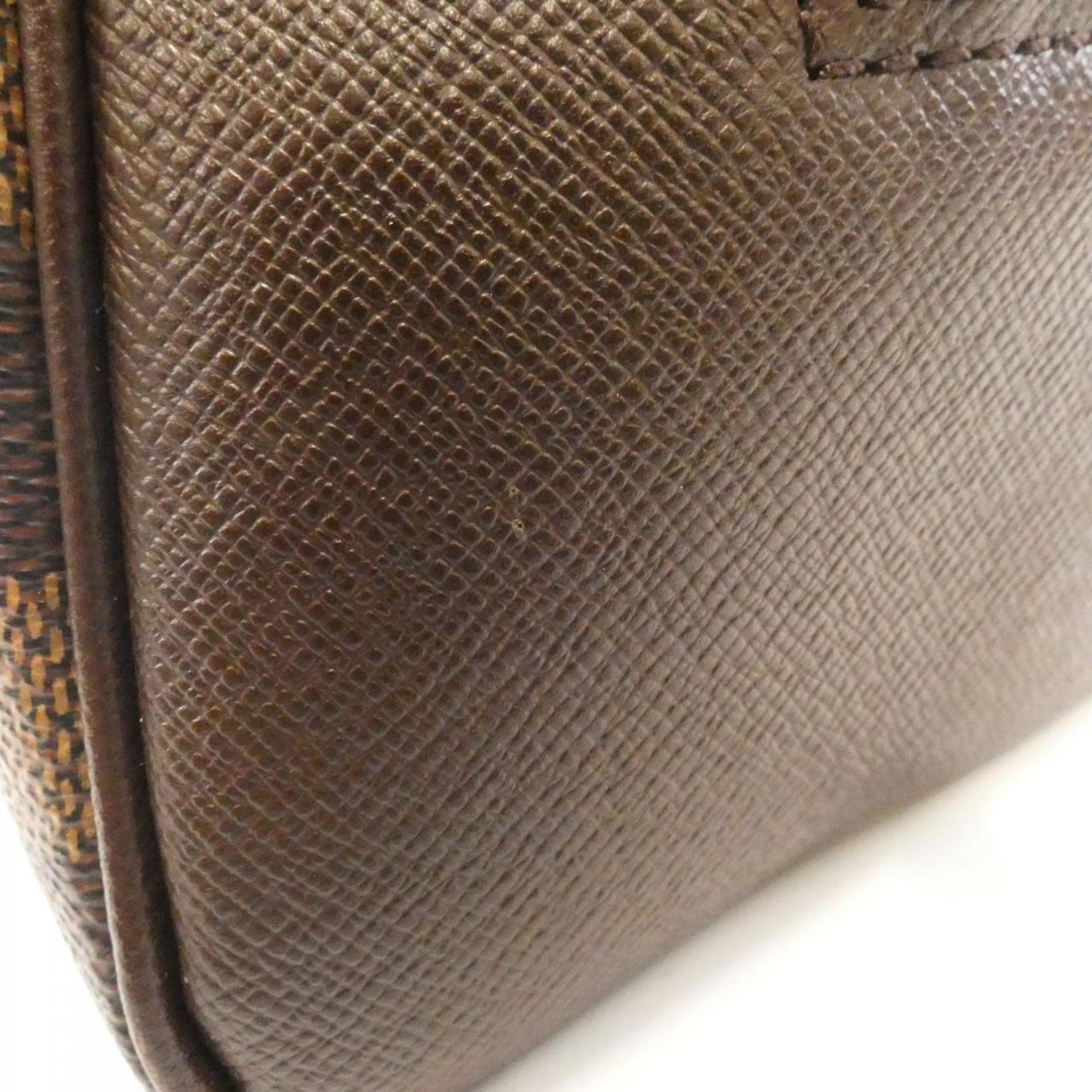 Louis Vuitton Ebene Coated Canvas Handbag