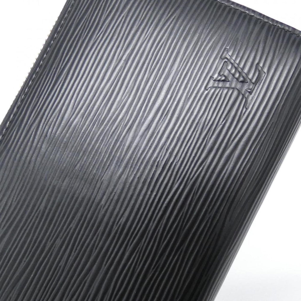 Louis Vuitton Black Leather Long Wallet