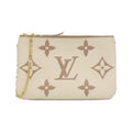 Louis Vuitton Cream Leather Pochette Shoulder Bag