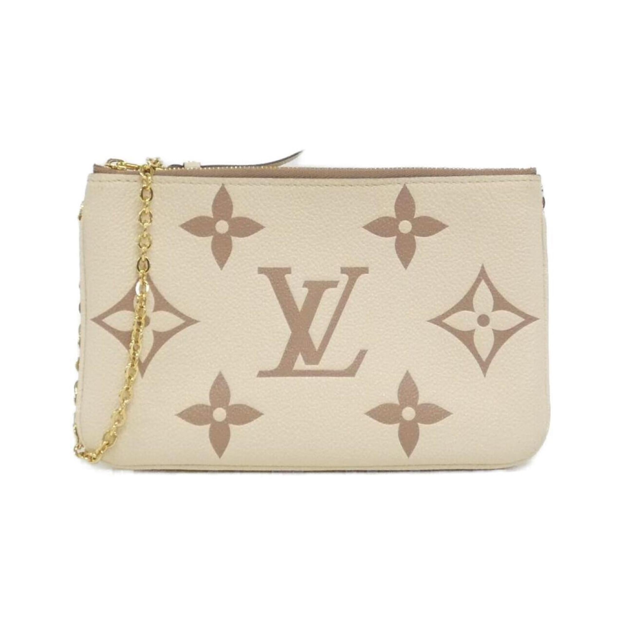 Louis Vuitton Cream Leather Pochette Shoulder Bag