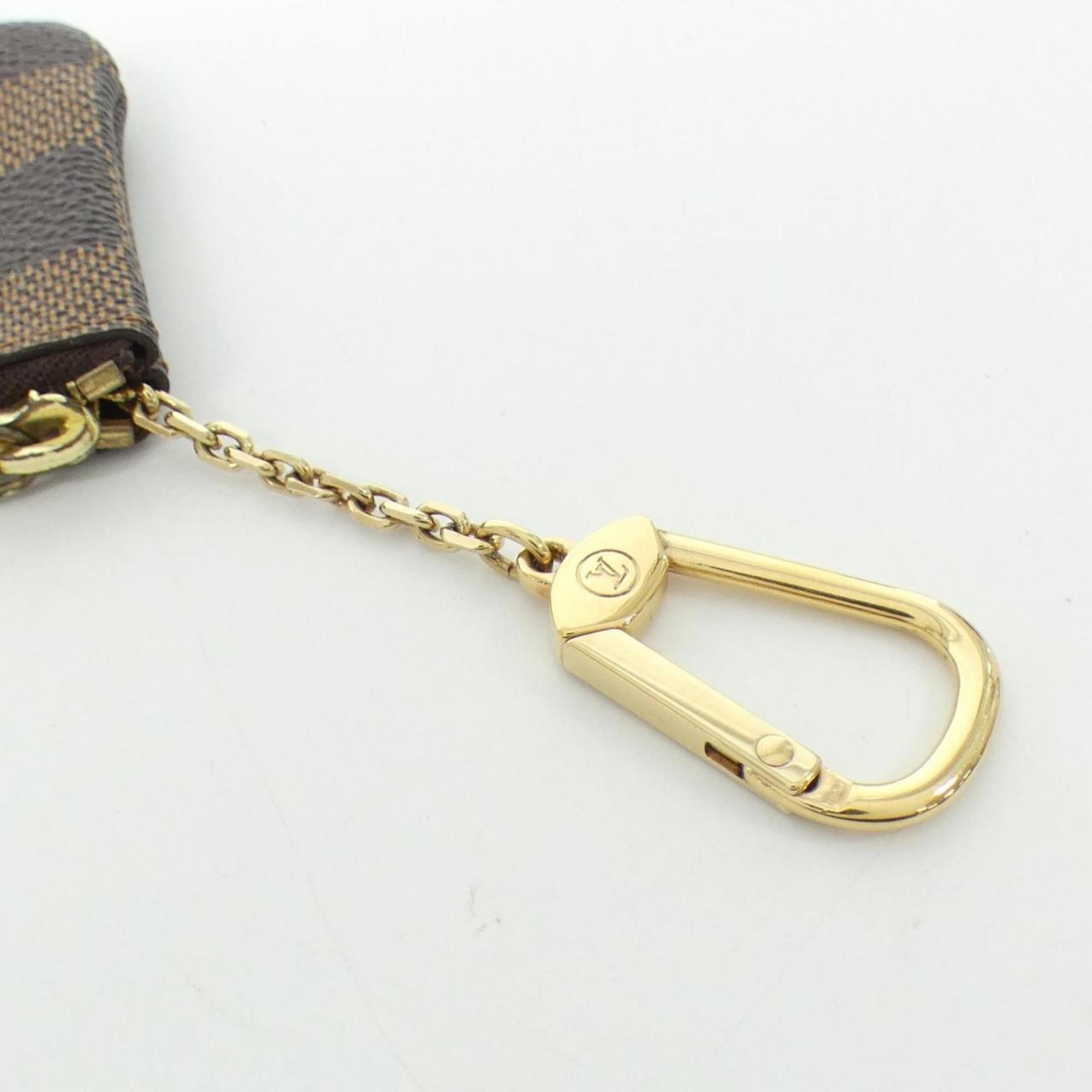 Louis Vuitton Ebene Coated Canvas Coin Purse/Coin Case