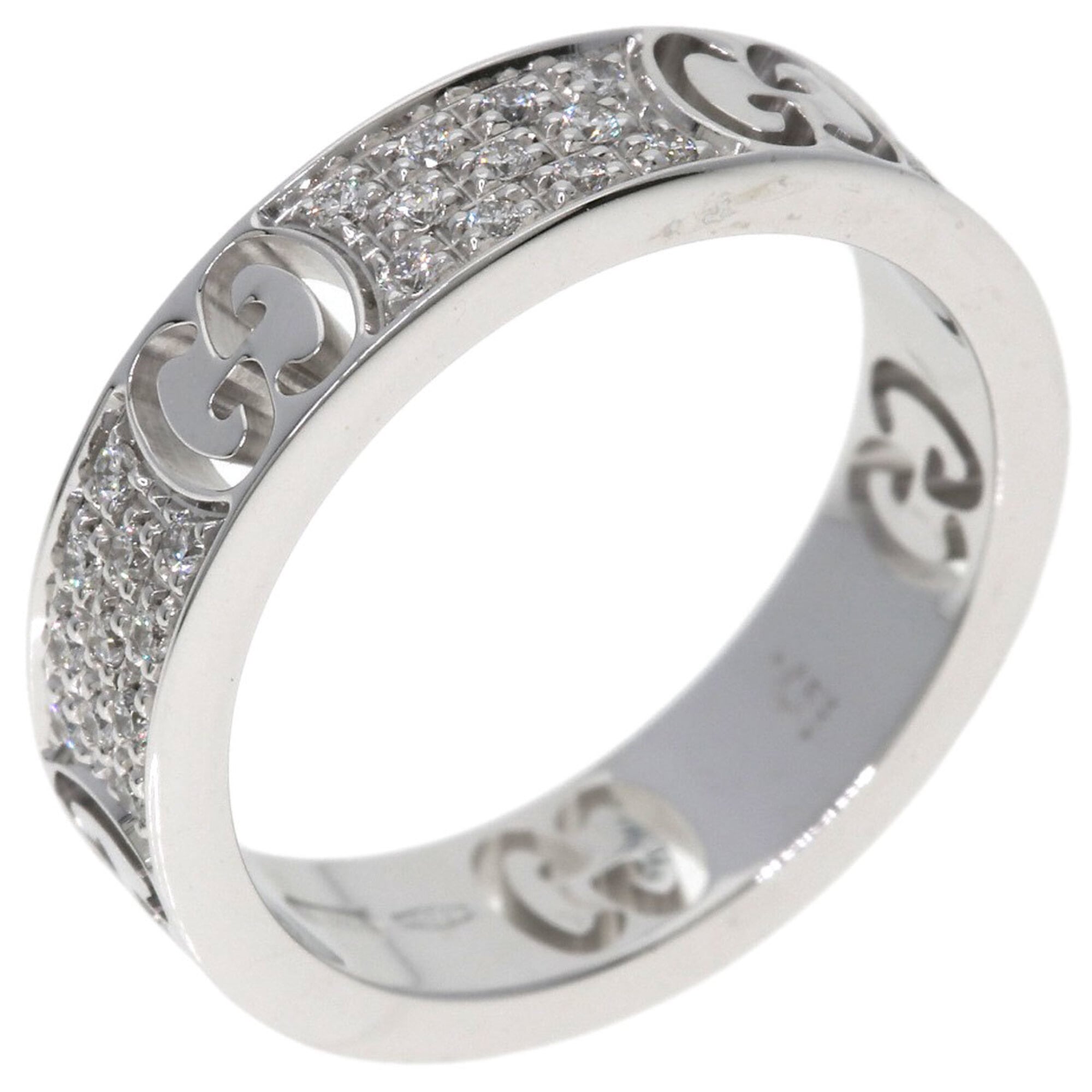 Gucci White Gold (18K) Band Ring (Pre-Owned)