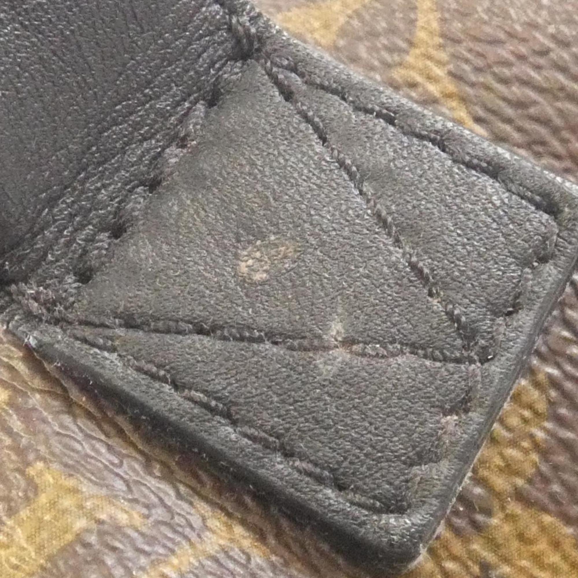 Louis Vuitton Brown Coated Canvas Backpack