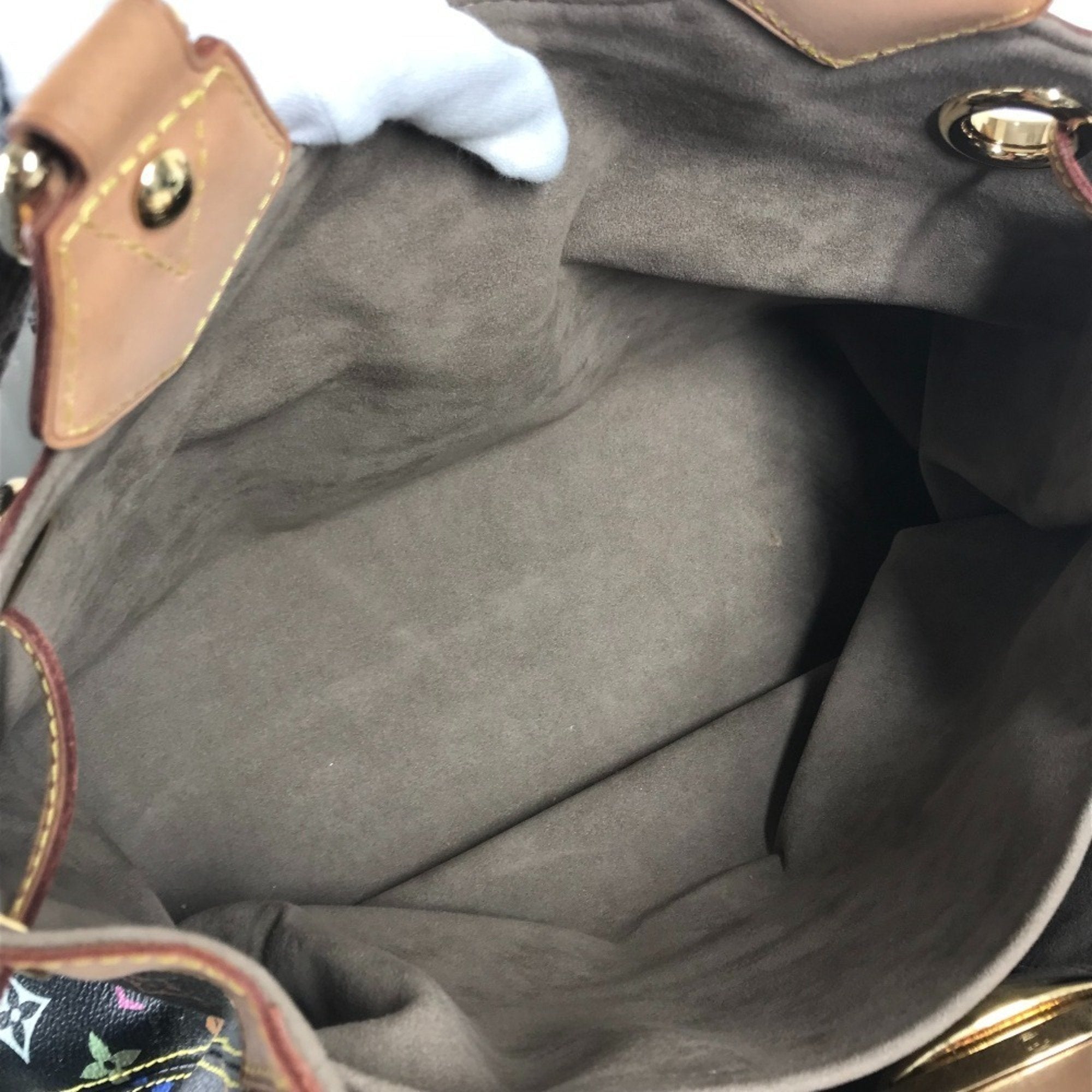 Louis Vuitton Black Multi-Color Noir Monogram Multicolore Canvas Shoulder Bag Tote Bag