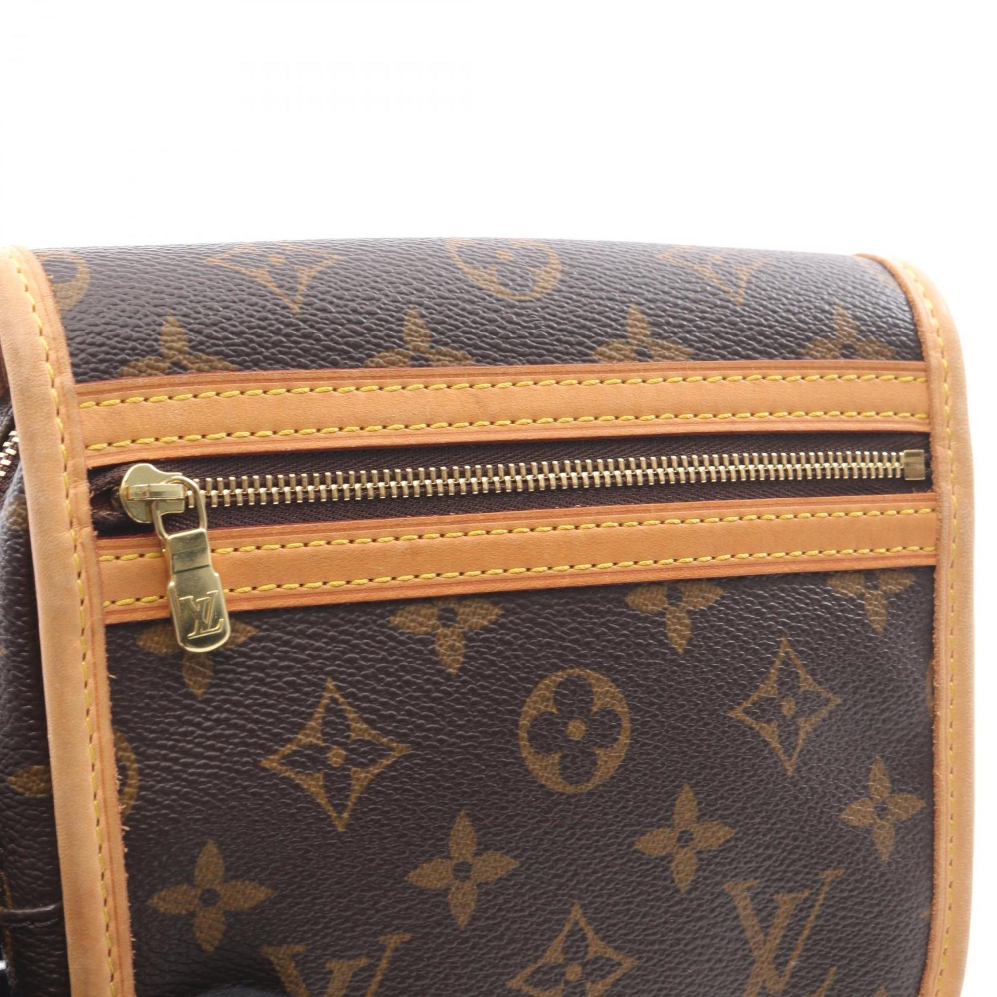 Louis Vuitton Brown Coated Canvas Leather Fanny Pack