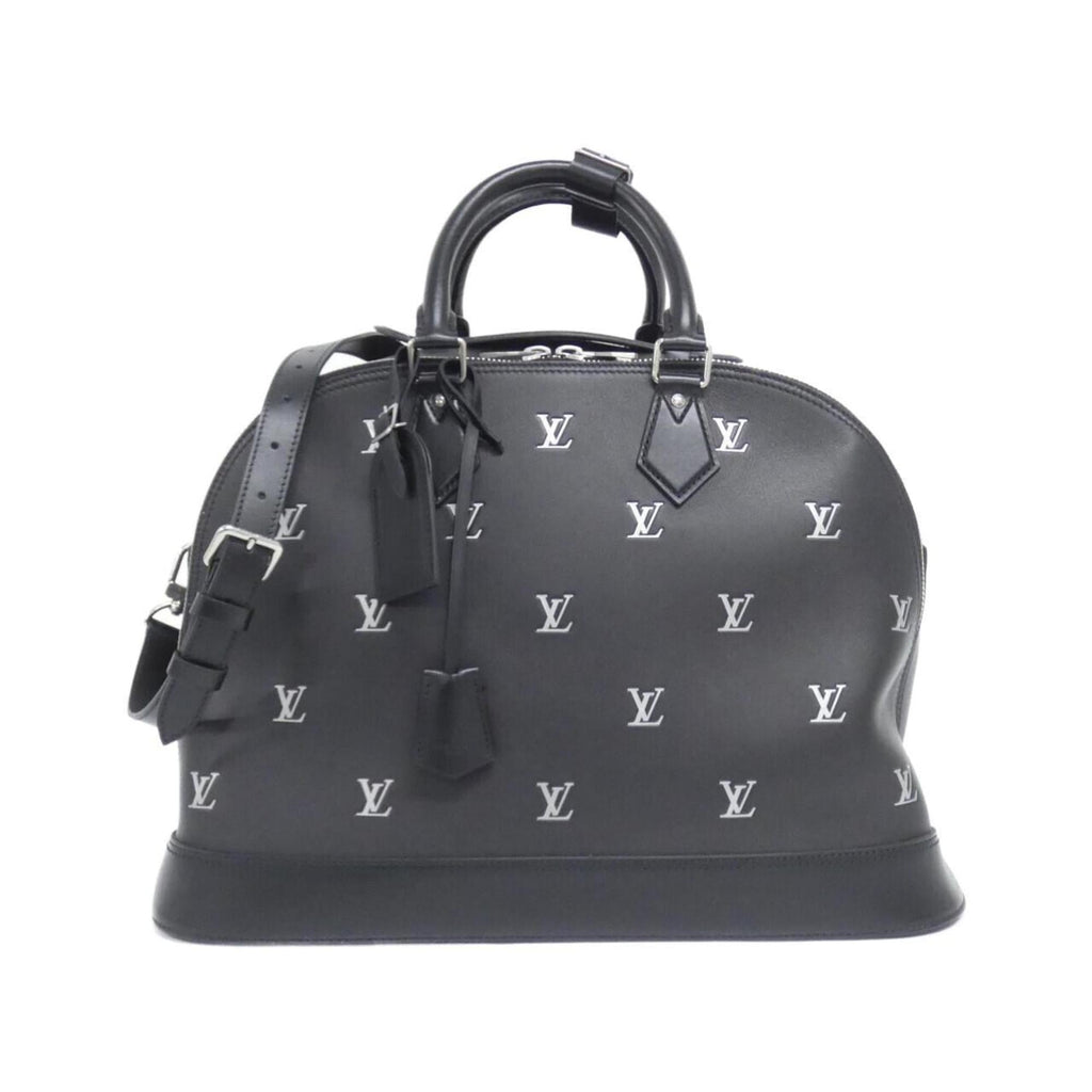 Louis Vuitton Black Leather Handbag