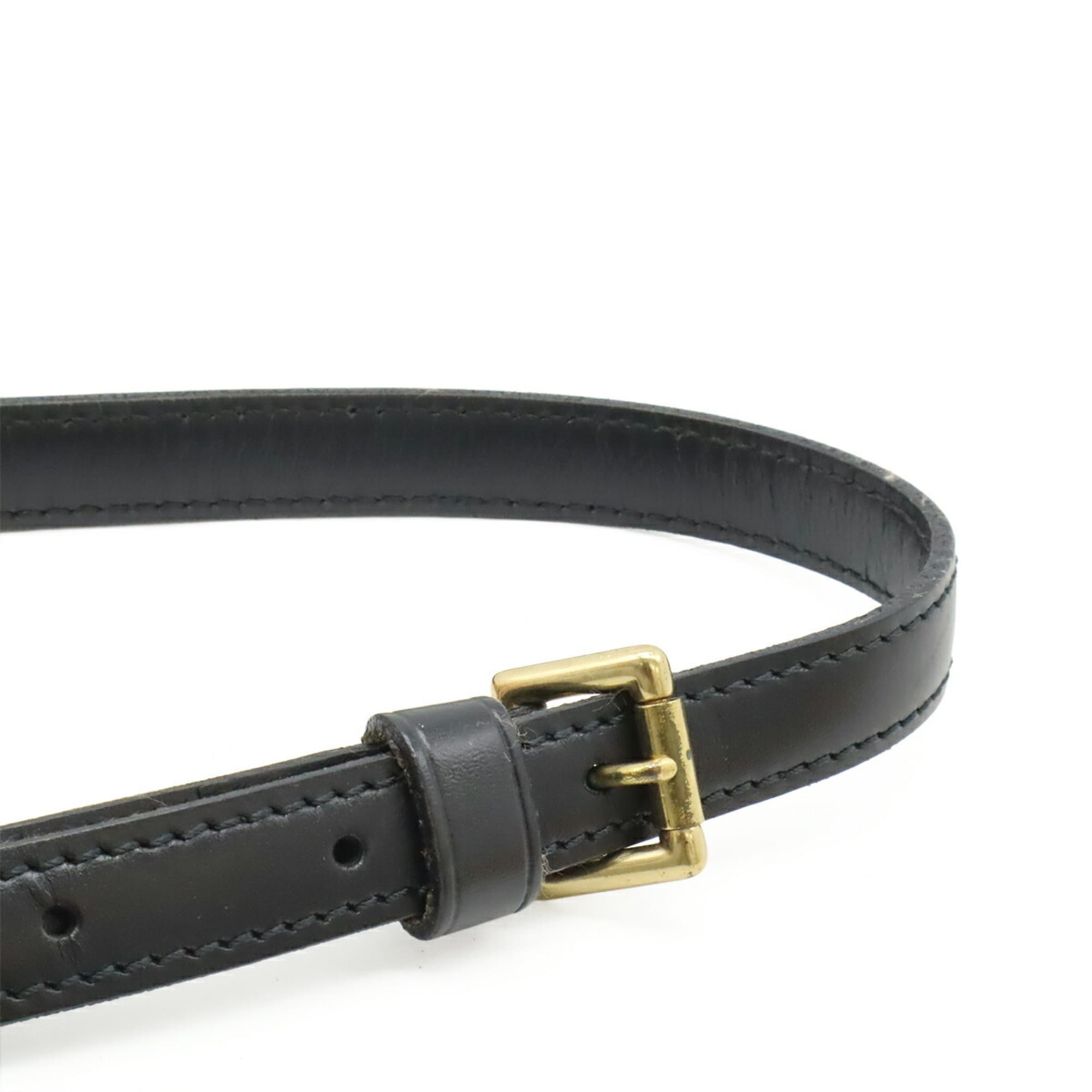 Louis Vuitton Epi Black Noir Epi Leather Pochette Shoulder Bag