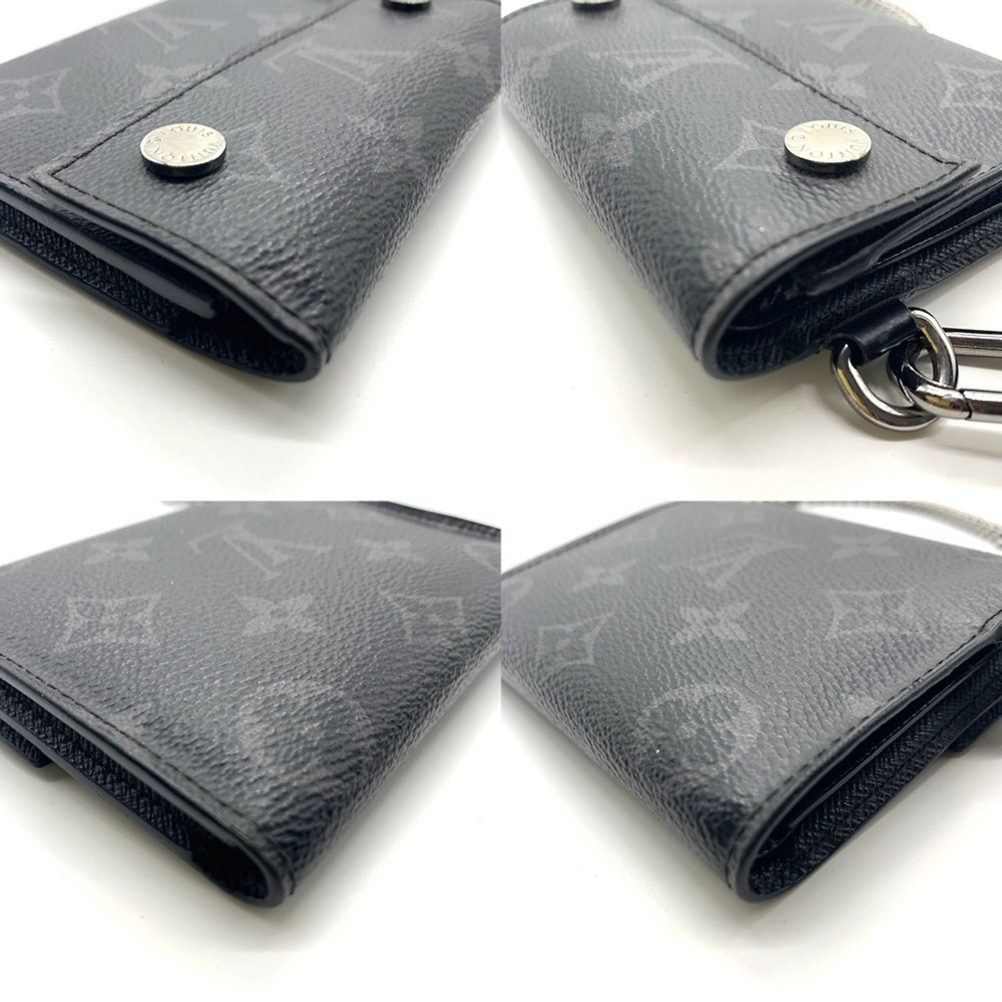 Louis Vuitton Monogram Eclipse Monogram Eclipse Monogram Eclipse Wallet (Tri-Fold)