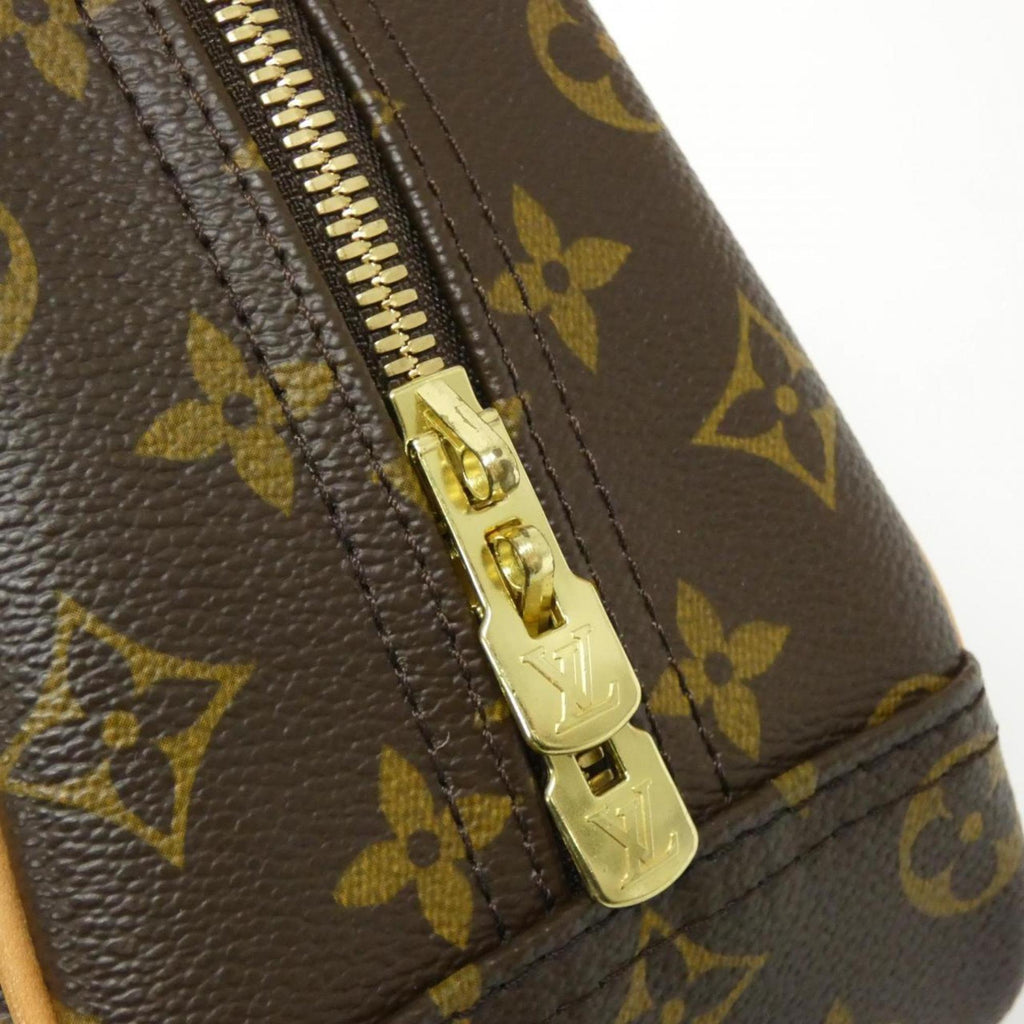 Louis Vuitton Brown Coated Canvas Handbag
