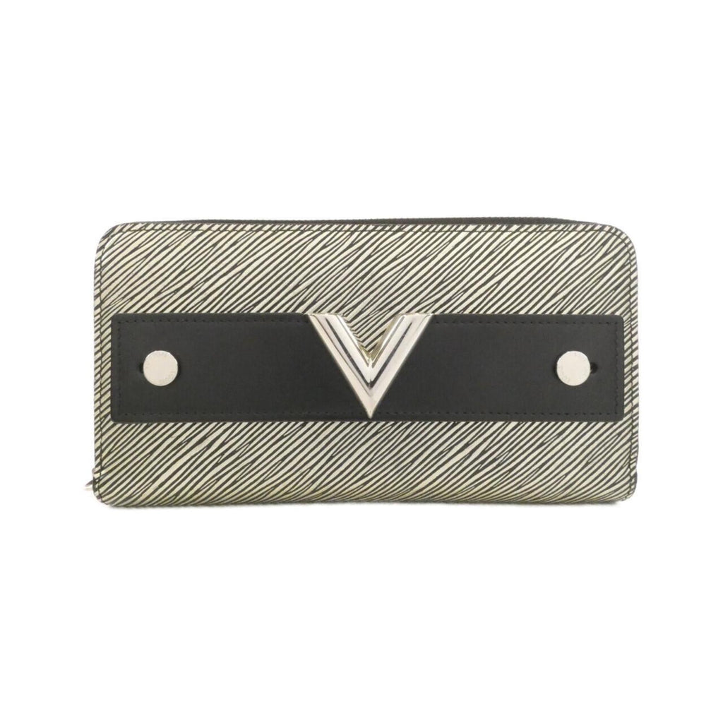 Louis Vuitton Silver Leather Long Wallet