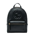 Gucci Black Leather Backpack (Pre-Owned)