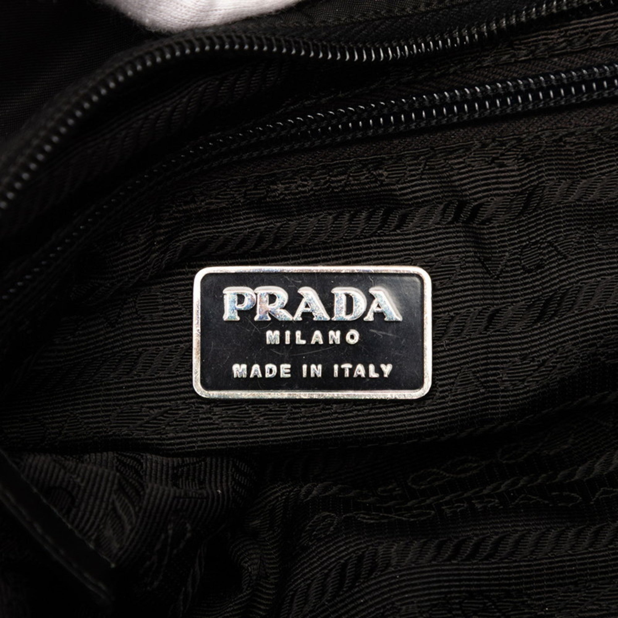Prada Black Nylon Handbag Tote Bag
