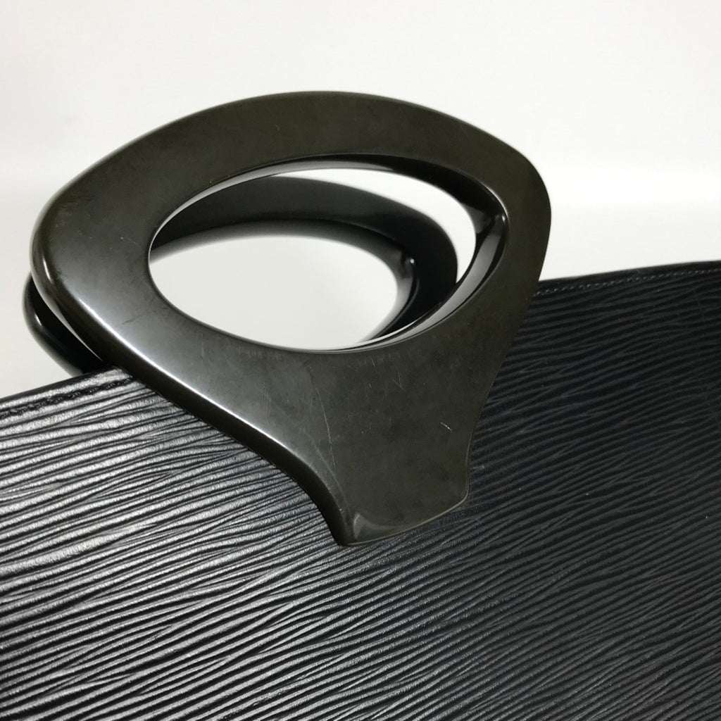 Louis Vuitton Black Galle Noir Epi Leather Handbag Tote Bag