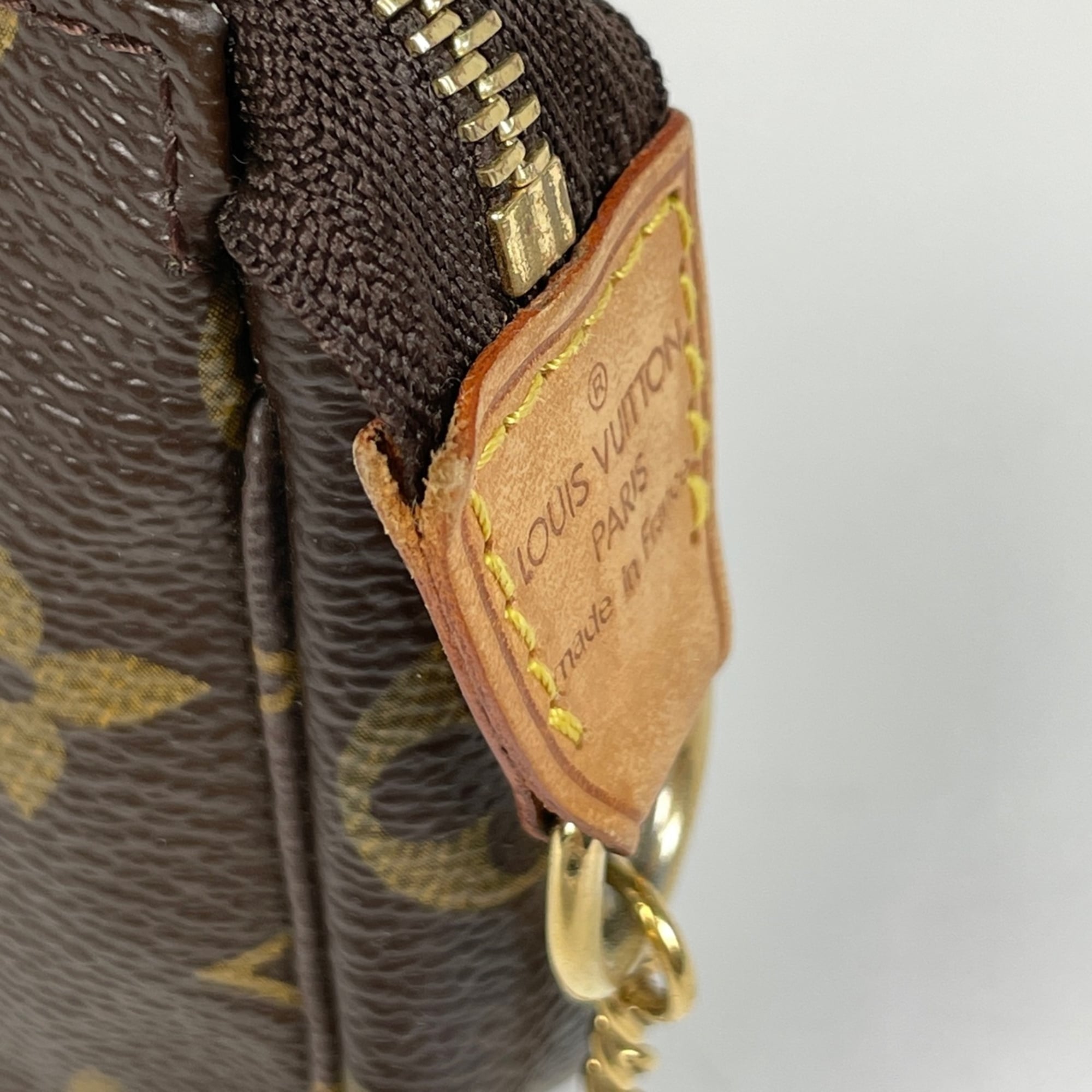 Louis Vuitton Brown Monogram Pochette Pouch