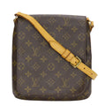Louis Vuitton Monogram Brown Monogram Leather Shoulder Bag