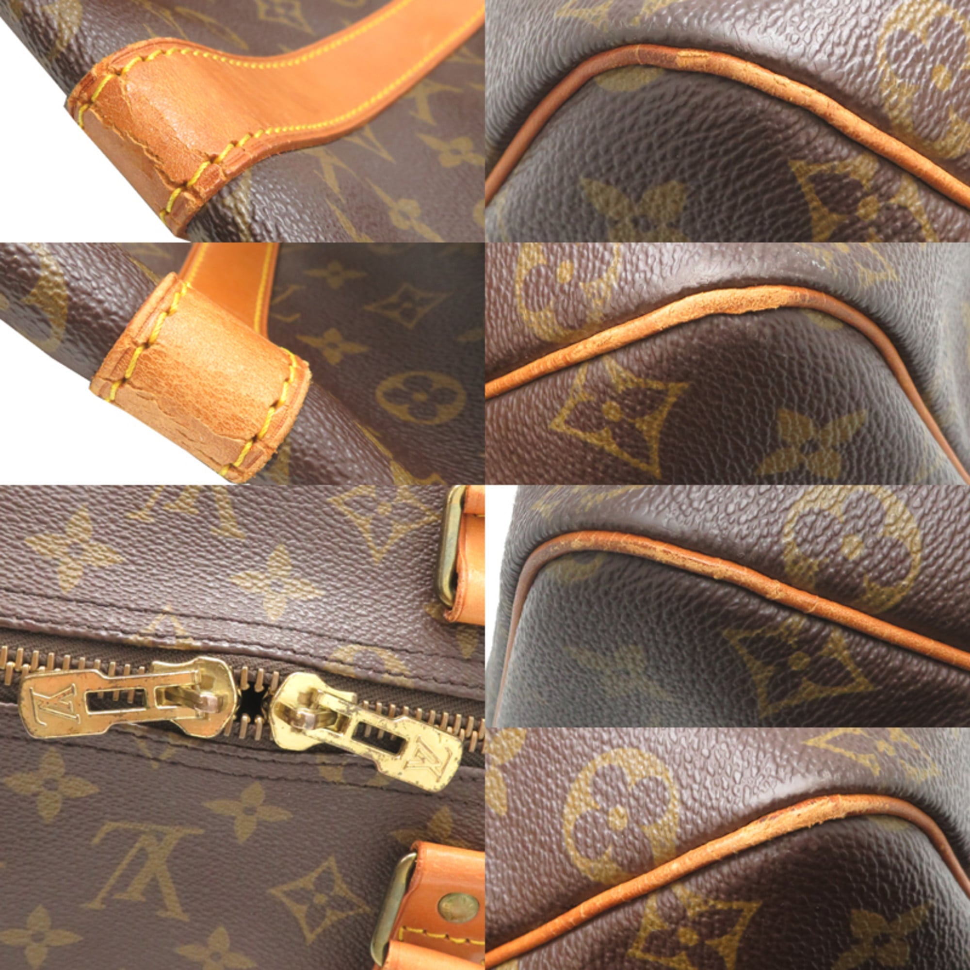 Louis Vuitton Brown Monogram Boston Bag