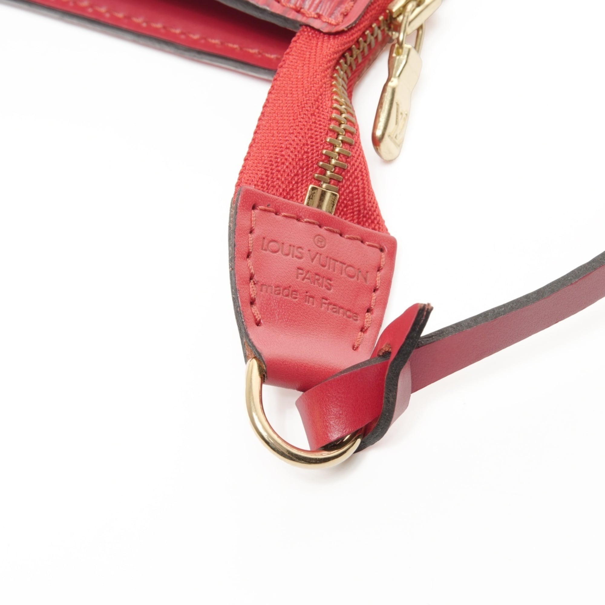 Louis Vuitton Red Color Epi Leather Handbag