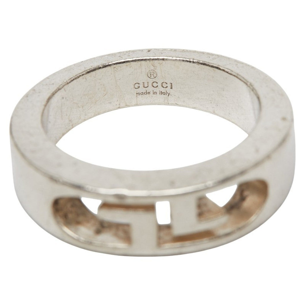 Gucci Silver 925 Band Ring (Pre-Owned)