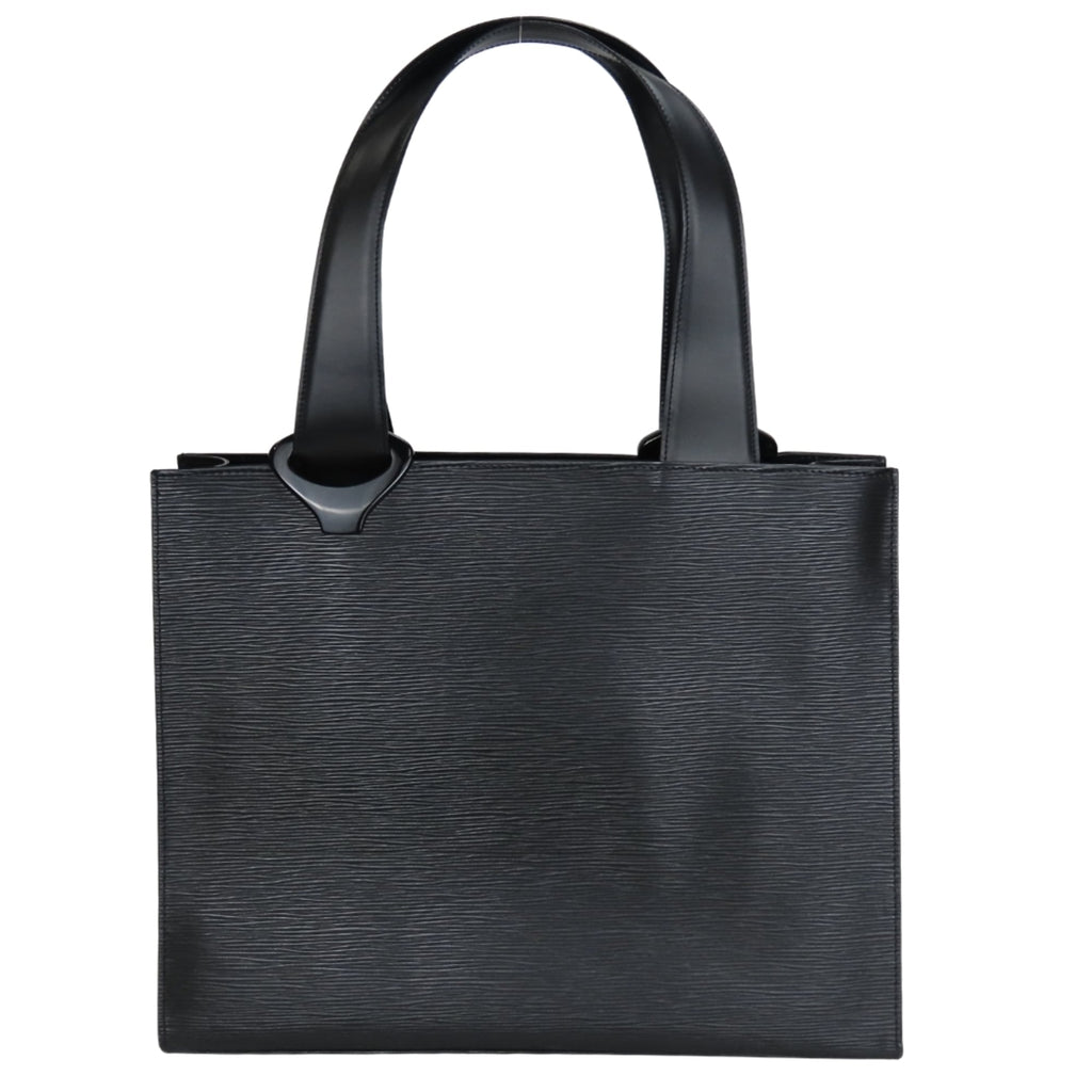 Louis Vuitton Black Noir Epi Leather Tote Bag