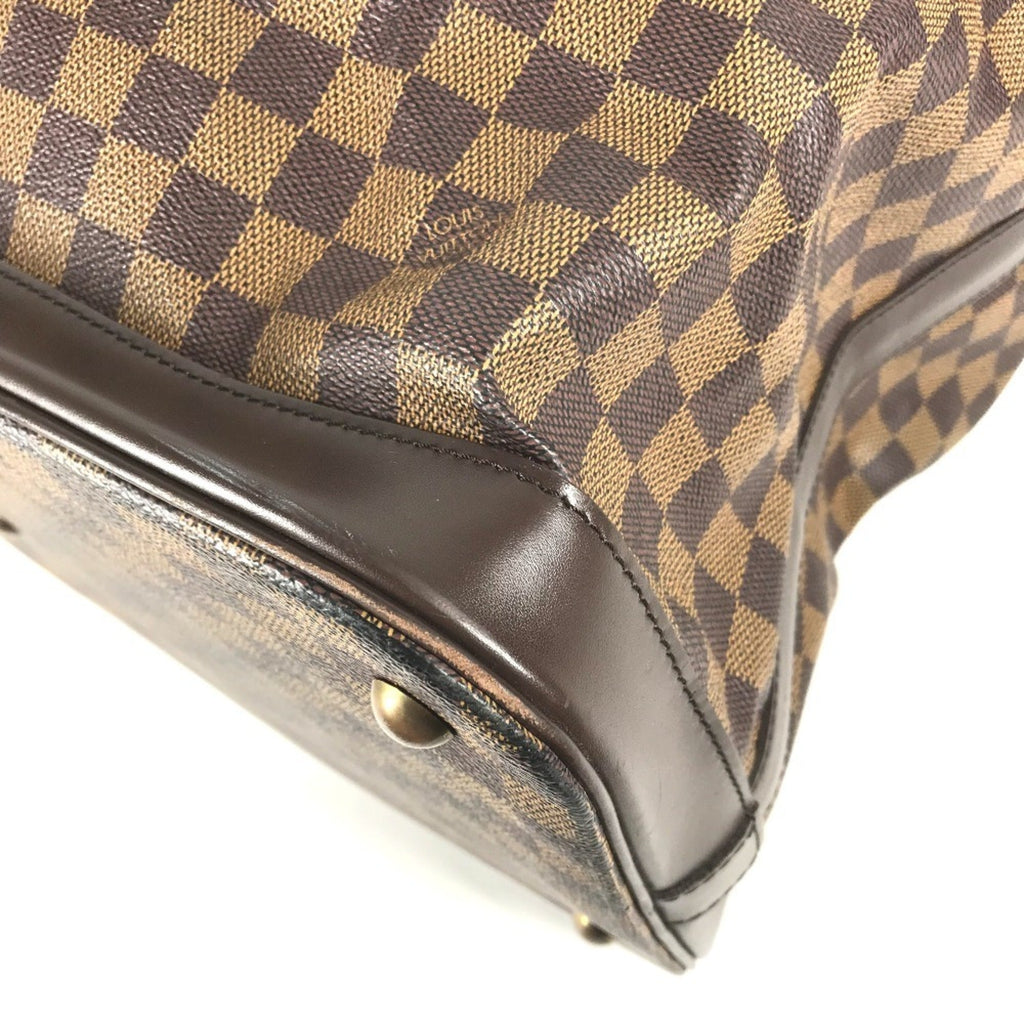 Louis Vuitton Damier Brown Ebene Damier Canvas Boston Bag Handbag