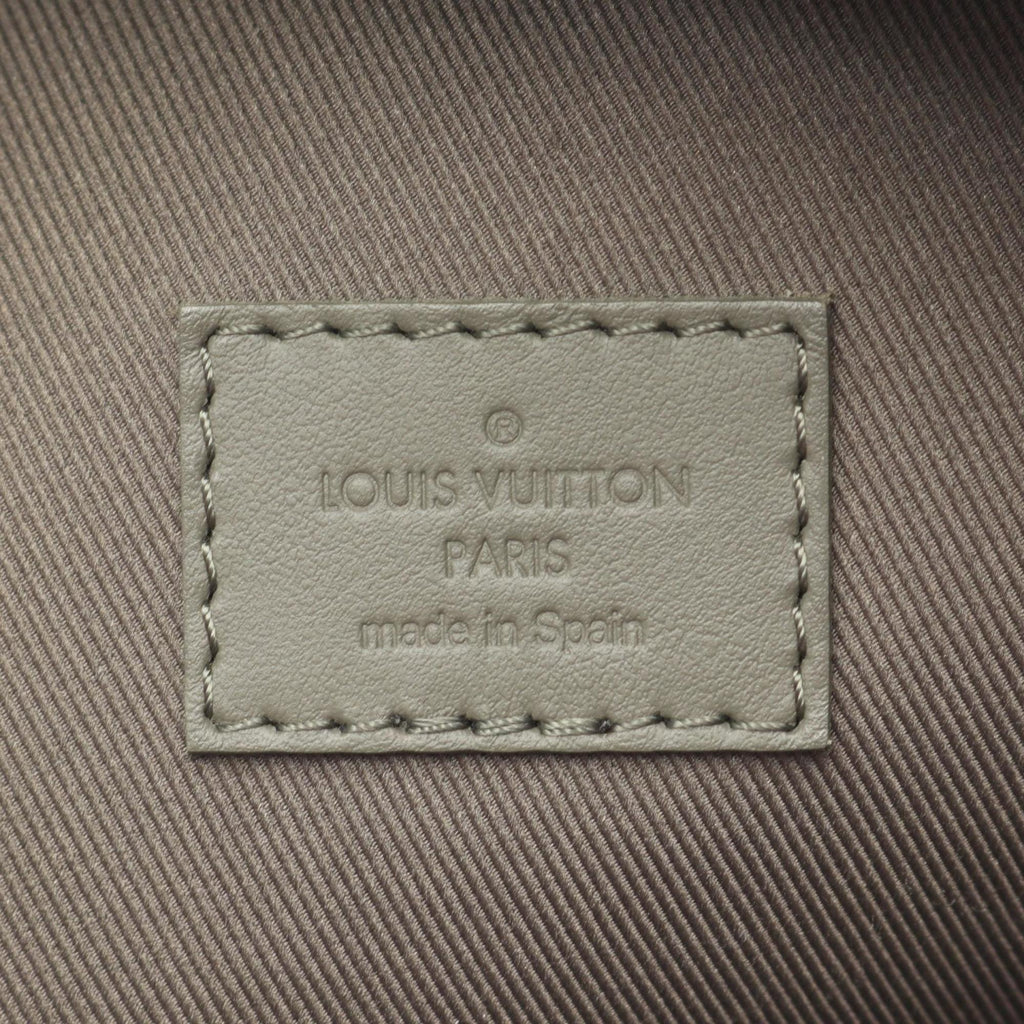 Louis Vuitton Khaki Leather Backpack Handbag