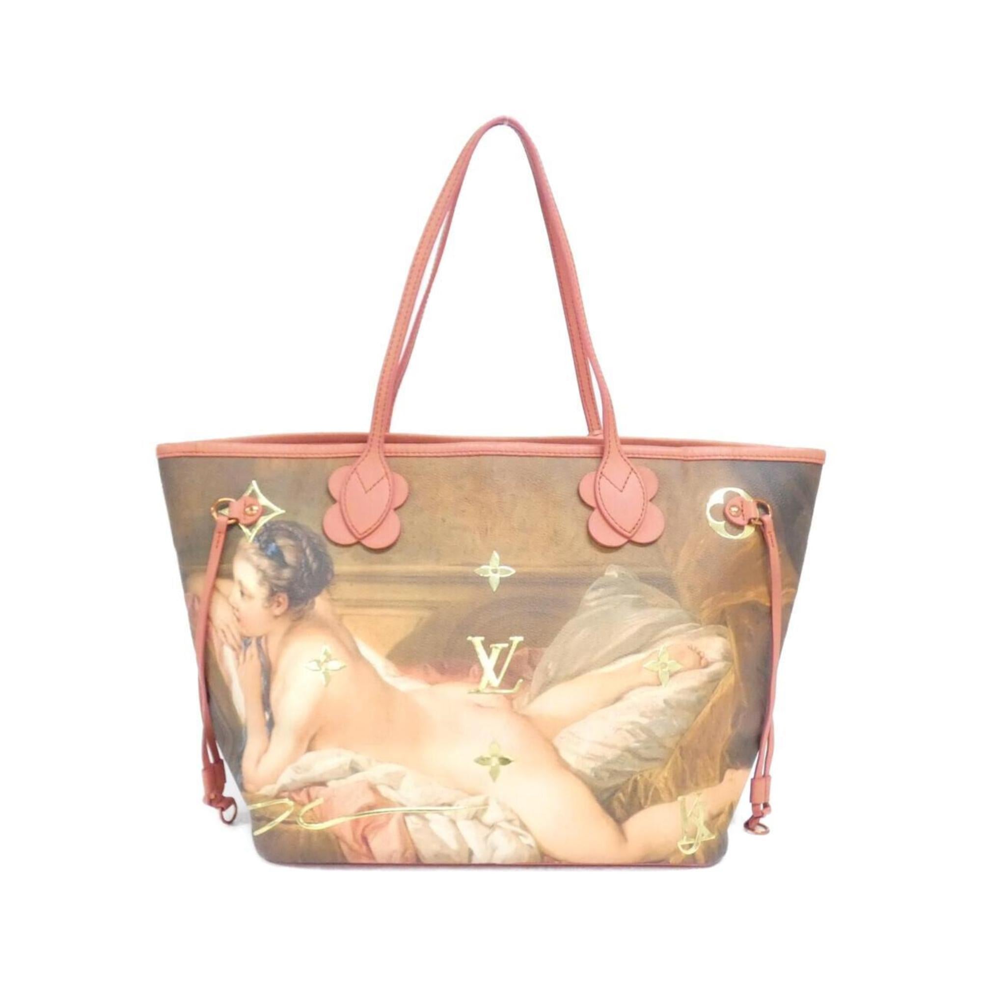 Louis Vuitton Corail Coated Canvas Handbag Pouch