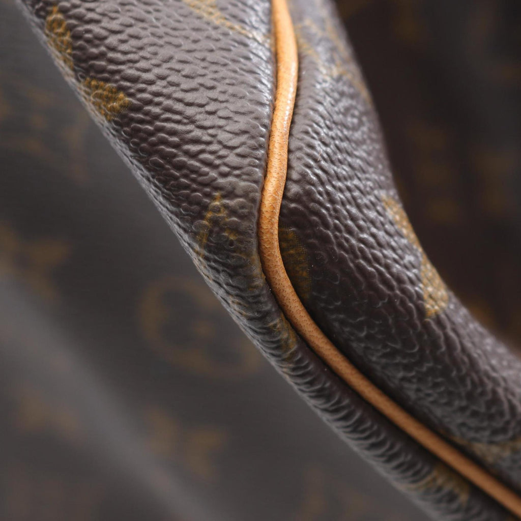 Louis Vuitton Brown Coated Canvas Pvc Monogram Leather Boston Bag