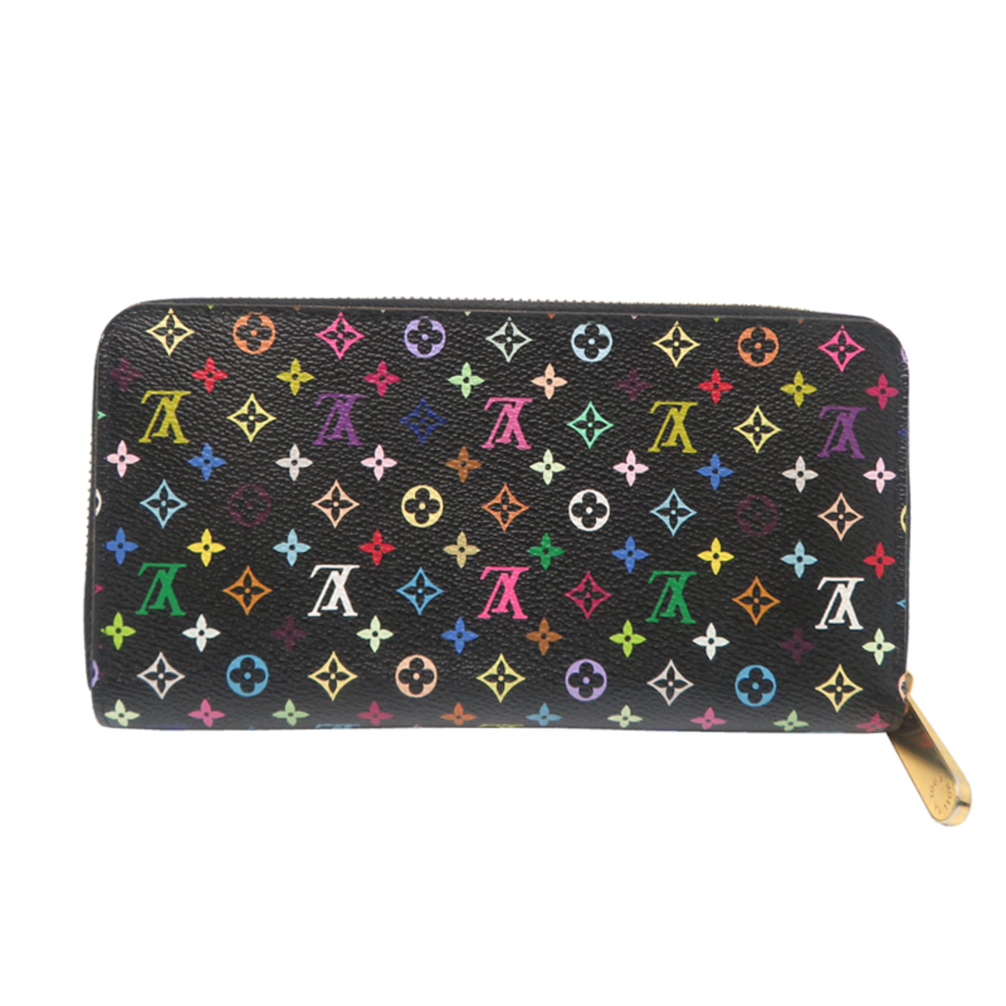 Louis Vuitton Noir Monogram Multicolore Long Wallet