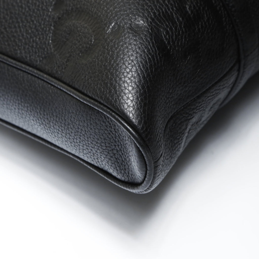 Gucci Black Gg Leather Tote Bag (Pre-Owned)