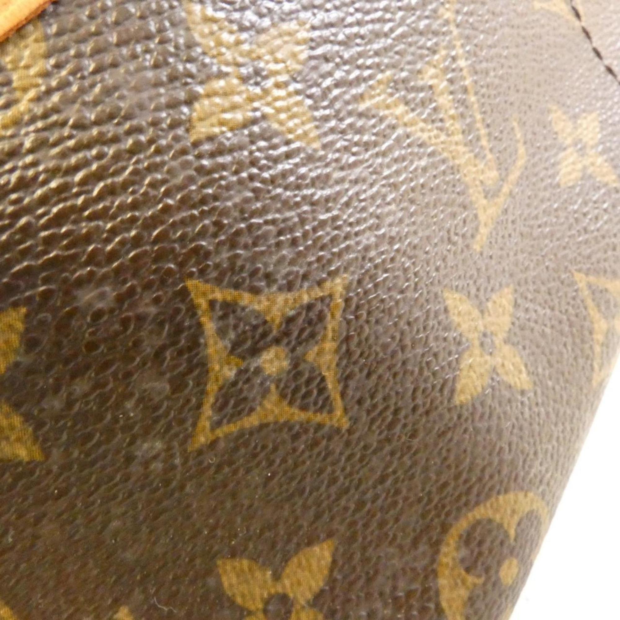 Louis Vuitton Brown Coated Canvas Shoulder Bag